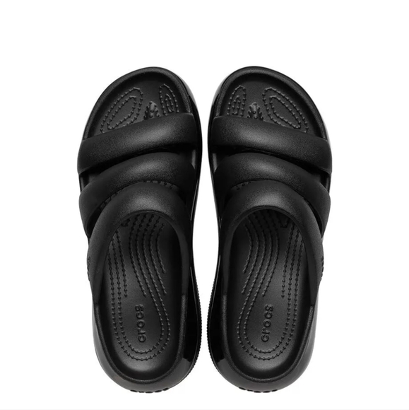 Crocs Mega Crush Triple Strap Sandal -  Black Womans Size 8,9 or 10 - Picture 4 of 5